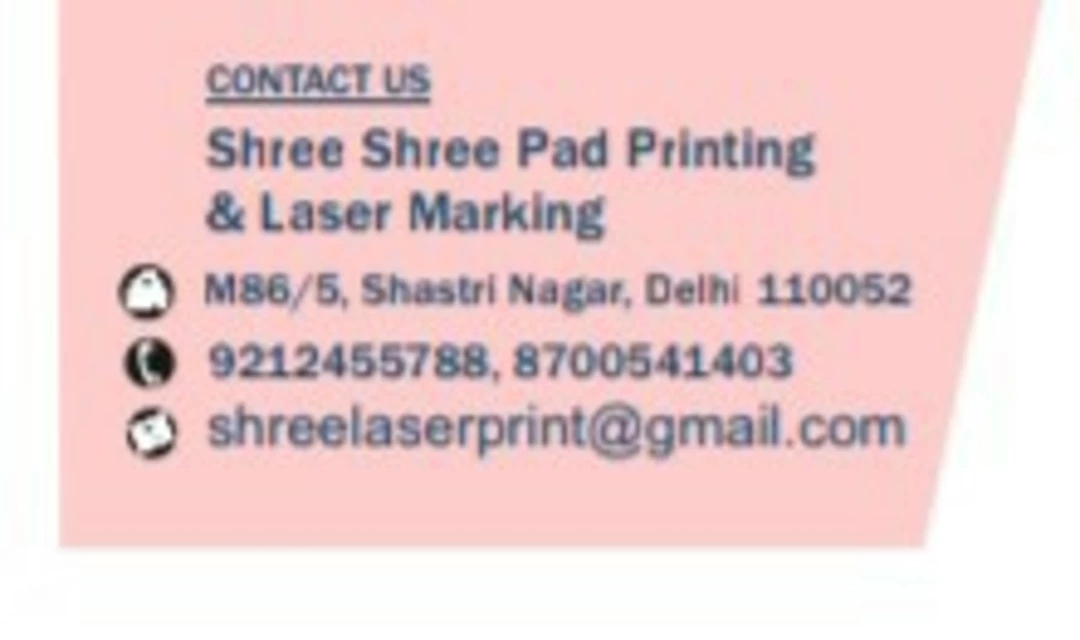 Visiting card store images of Printing on products