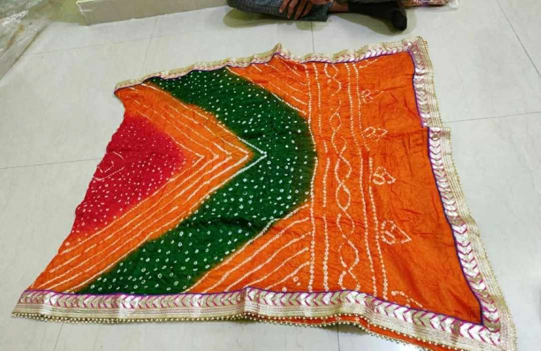 Bandhani silk dupatta  uploaded by Sai fashion on 7/31/2022