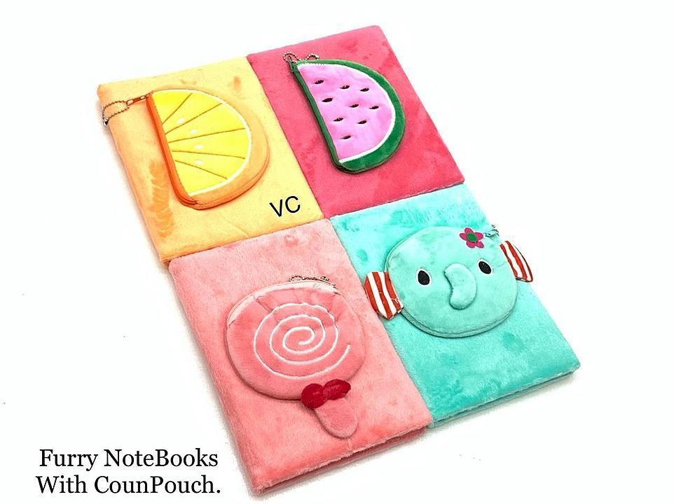 Furry NoteBooks With Coin Pouch On Top!
₹220+$/- each!✏️ uploaded by Yasin Salles  on 6/21/2020