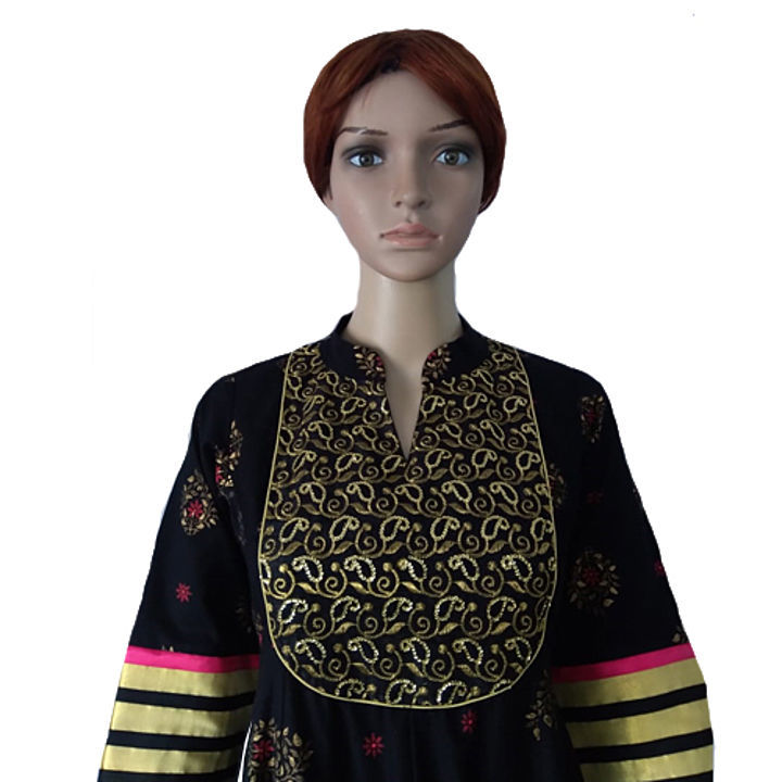 Block Printed Pure Cotton Kurti with Embroidery work & Having Dupatta uploaded by business on 11/20/2020