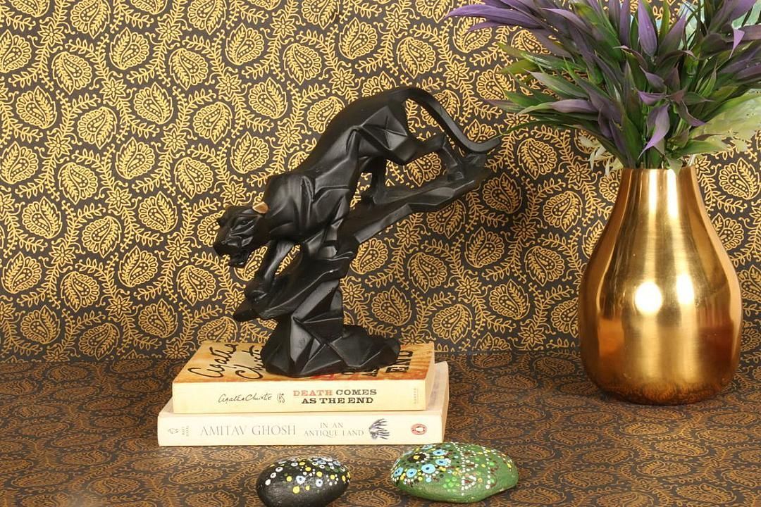 Black panther showpiece for home decoration uploaded by New arrivals on 11/20/2020