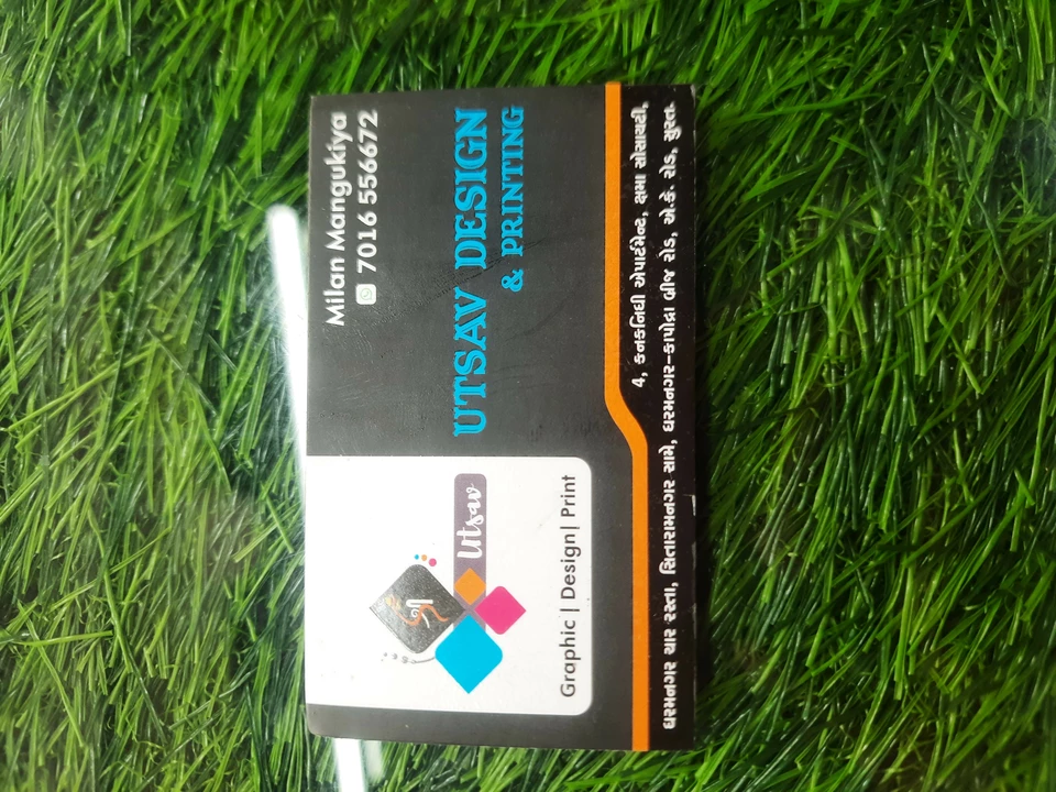 Visiting card store images of Utsav Design and Printing Services