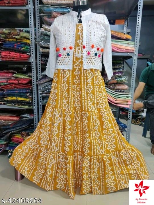 Bandhni dress uploaded by My Favourite on 8/1/2022