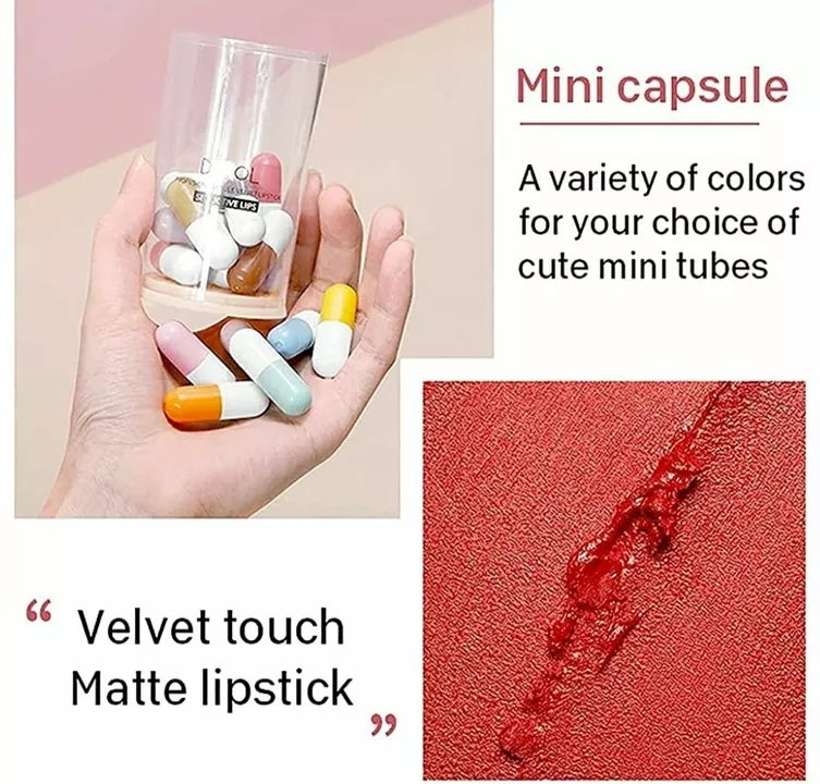 Mini capsule lipstick uploaded by business on 8/1/2022