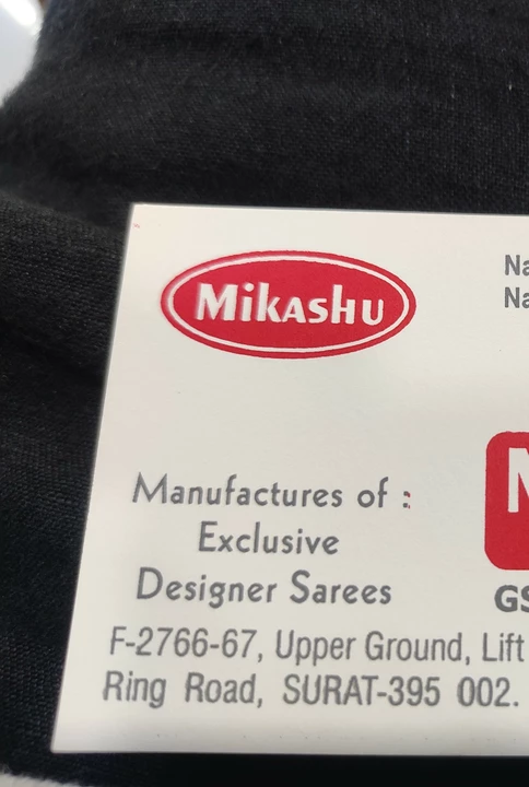 Visiting card store images of Mikashu