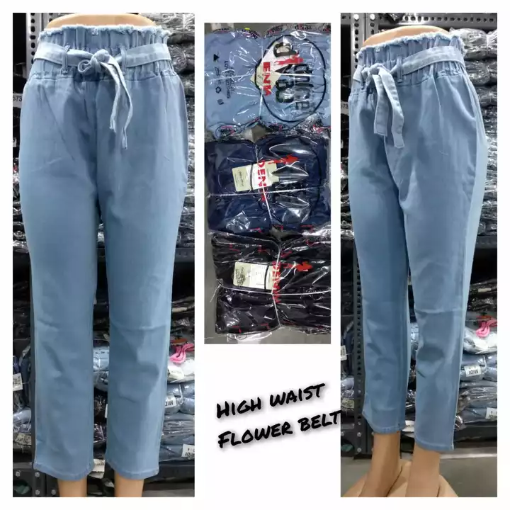 Mom fit jeans uploaded by Mahaveer garment on 8/1/2022