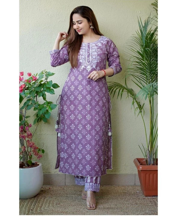 Kurti With pant uploaded by Women_wholesale_hub on 8/1/2022