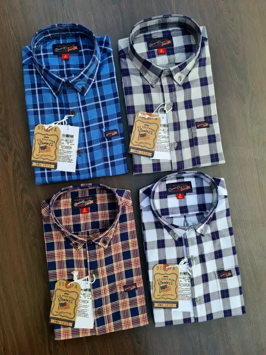 US polo premium quality checks shirts  uploaded by Outlook Fashions on 8/1/2022