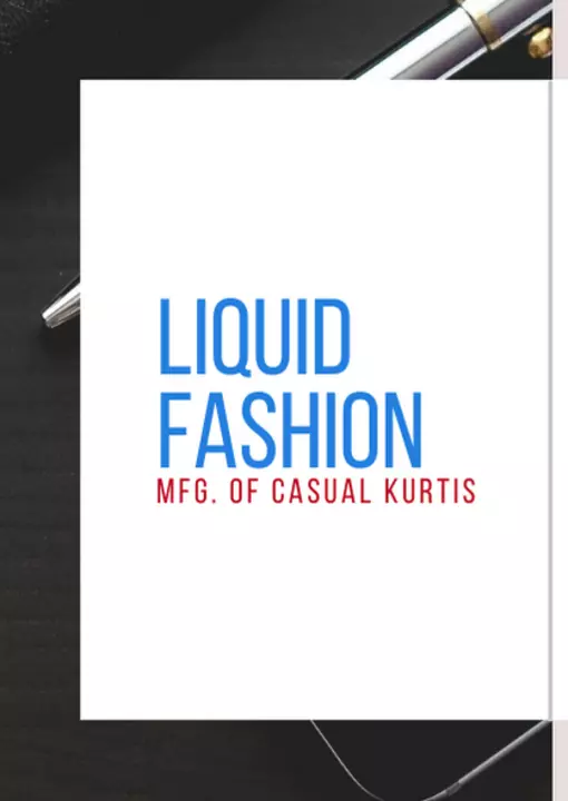 Visiting card store images of Liquid fashion