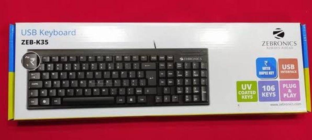Zebronics keyboard k35 uploaded by business on 8/1/2022