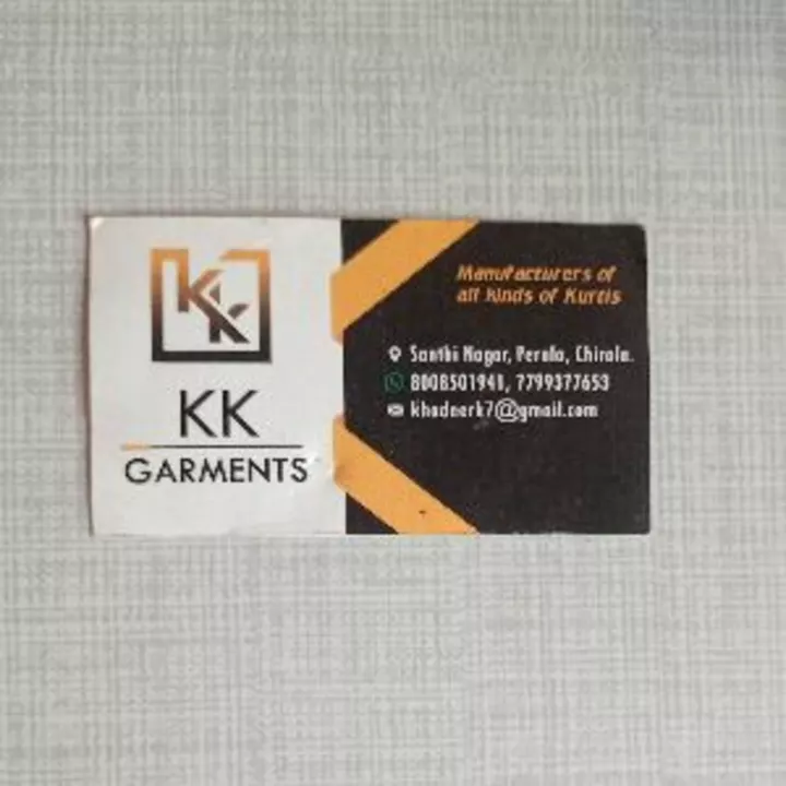 Post image Kk garments has updated their profile picture.
