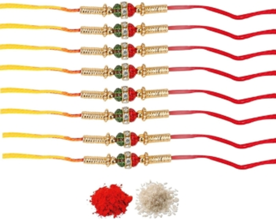 Rakhi sale cash on delivery available free shipping uploaded by Pragya collection on 8/2/2022
