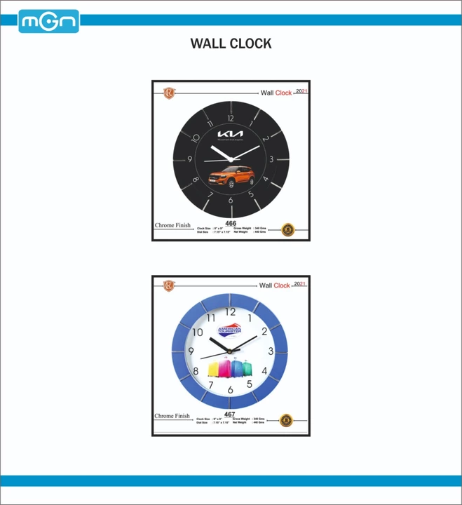 Corporate gift wall clock uploaded by Printing on products on 8/2/2022