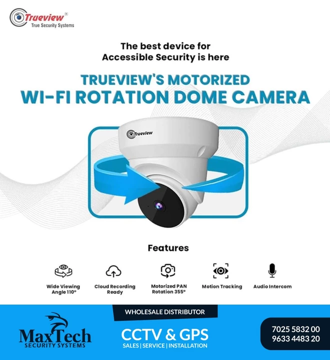 Wifi rotation camera  uploaded by Maxtech security system on 8/2/2022