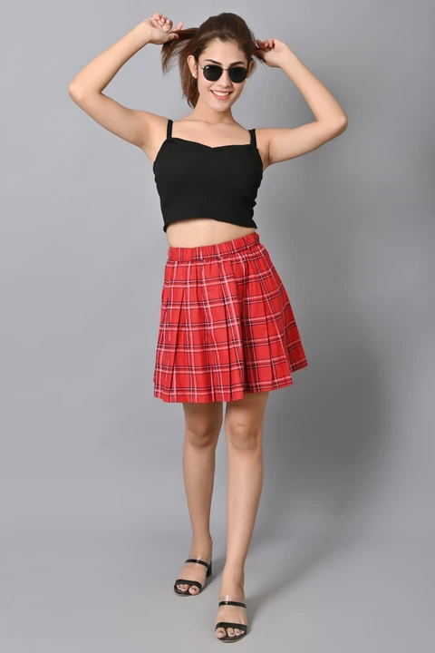 Cotton mini skirt  uploaded by NAVEEN FABRICS on 8/2/2022