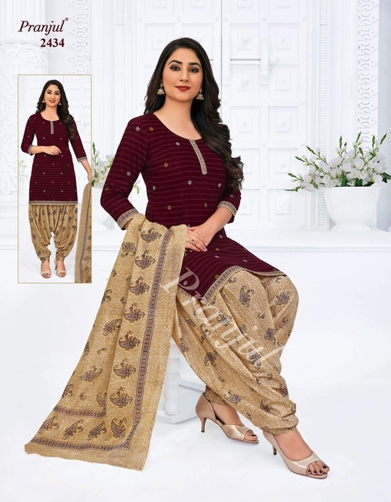 Pranjul cotton printed Dress material uploaded by Fashion Factory on 8/2/2022