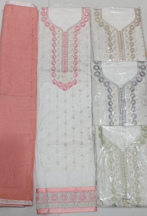 White cotton mal dup uploaded by Garima fashion on 8/2/2022