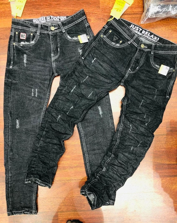 Denim jeans funky,and plain jeans uploaded by business on 8/2/2022