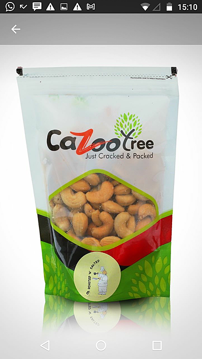 Oil Roasted n Salted Cashew Nuts uploaded by Satgur Enterprises on 11/20/2020