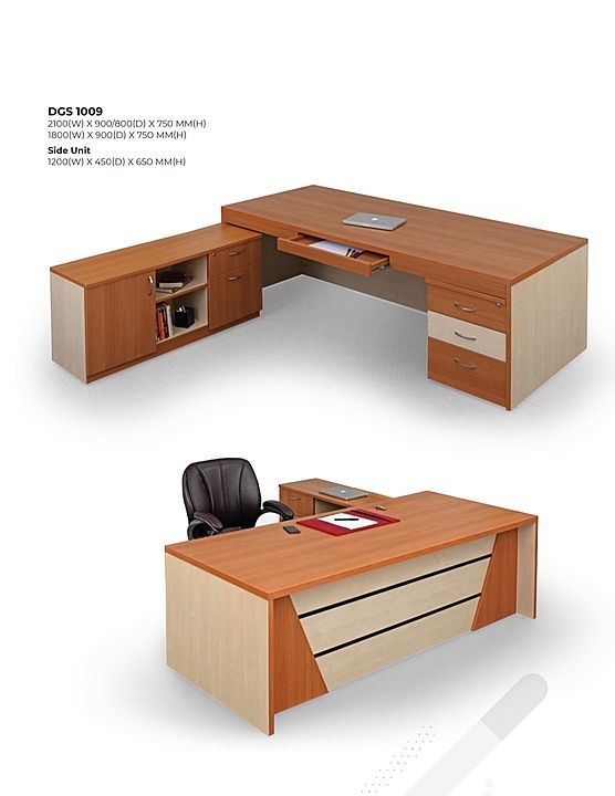 Post image Executive office wooden table
Size-L1800xD900xH900
Side unit-W1200xD450xH650