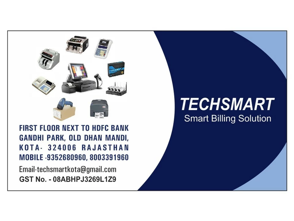 Visiting card store images of TECHSMART