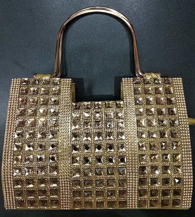 Ladies Golden Hand Bag.  uploaded by business on 11/21/2020