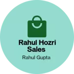 Business logo of RAHUL HOZRI SALES