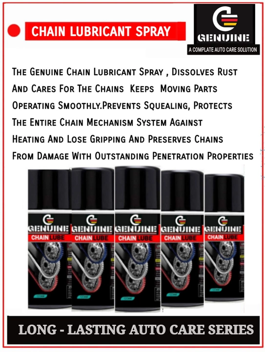 Chain LUBRICANT/ chain cleaner  uploaded by Virgo Chem Industries on 8/3/2022