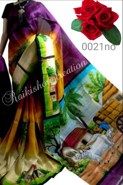 Murshidabad silk saree uploaded by Raikishori creation  on 8/3/2022