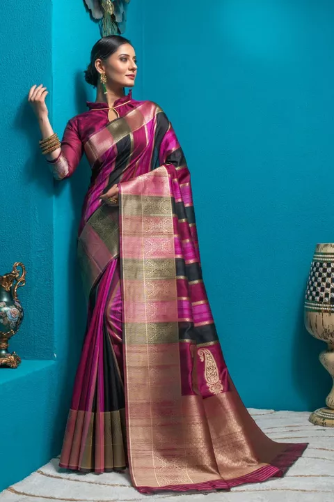 Designer silk saree uploaded by Asha Fashion boutique on 8/3/2022