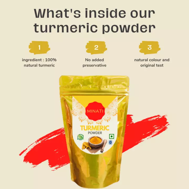 Minati organic turmeric powder uploaded by Minoma on 8/3/2022