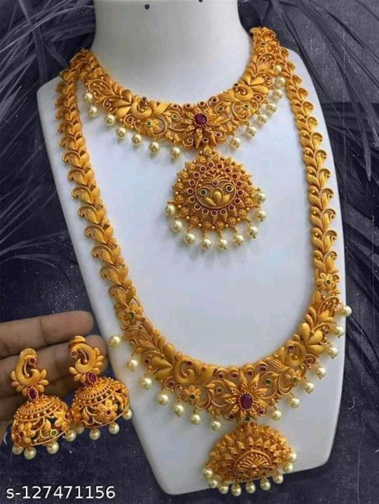 Checkout this latest Jewellery Set Product Name: *Twinkling Beautiful Jewellery Sets* Base Metal: Al uploaded by business on 8/3/2022
