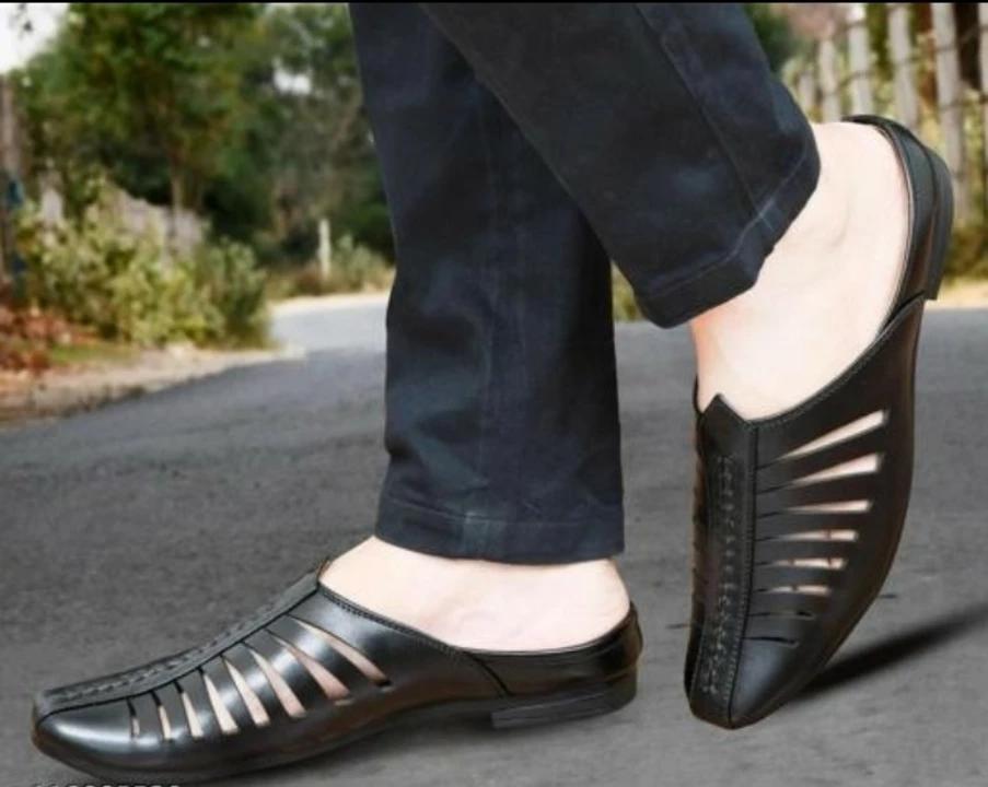 📣📣 Lazy21 Synthetic Leather Black 🖤 Comfort And Trendy Casual Slip On Ethnic Footwear For Men 😍 uploaded by www.lazy21.com on 8/3/2022