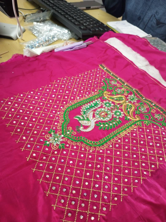 Pattu fabric blouse uploaded by Vijay art on 8/3/2022