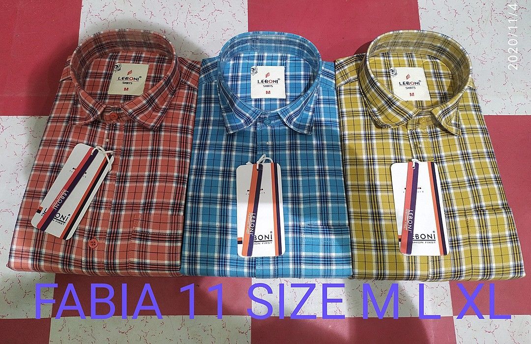 FABiA cotton check uploaded by S.r. international on 11/21/2020