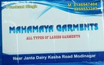 Business logo of Mahamaya garments