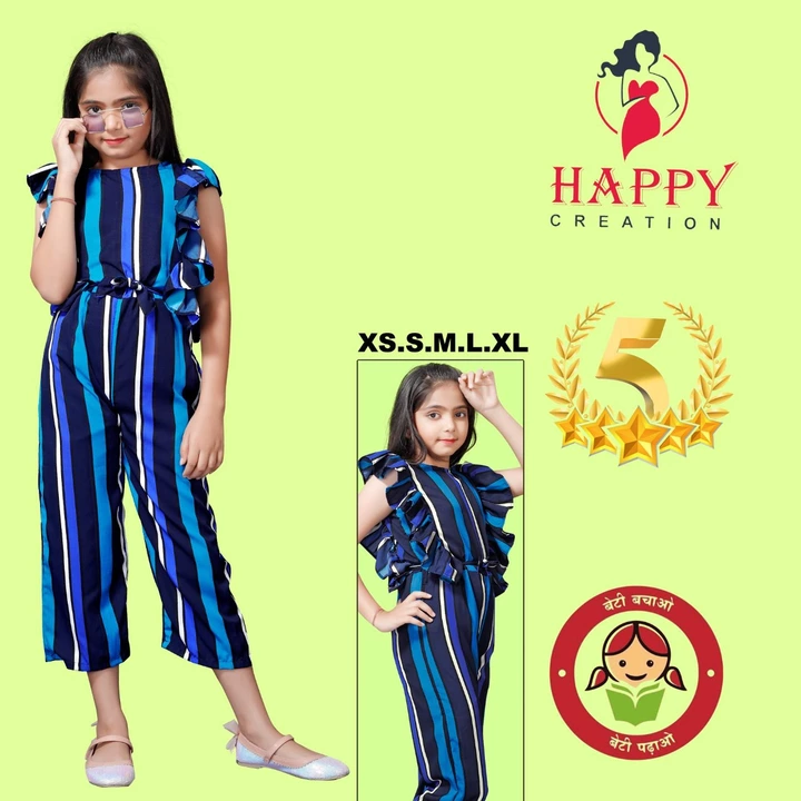 Girl jumpsuits uploaded by Happy creations on 8/3/2022