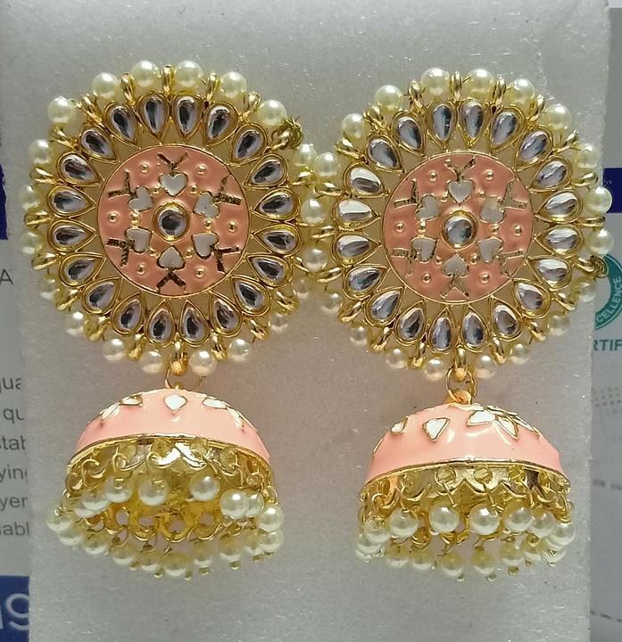 Post image Watch and buy now on high quality meenakari earings