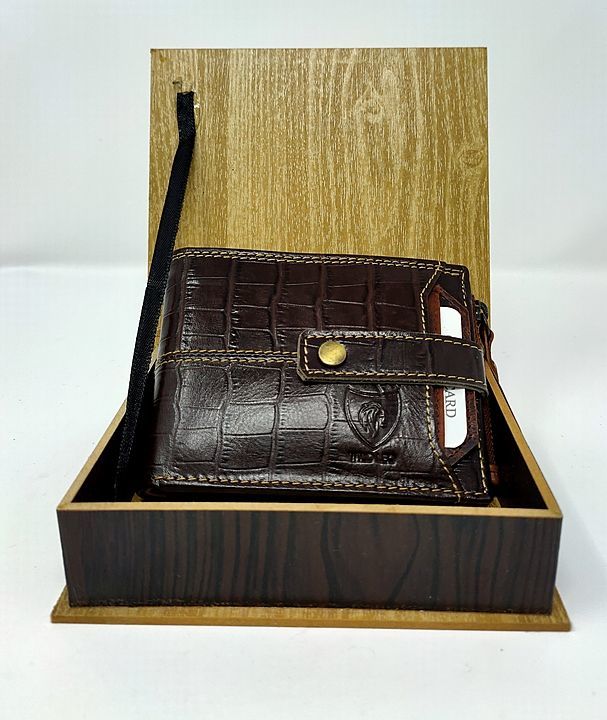 Wildleo Premium wooden box range wallet uploaded by business on 11/21/2020