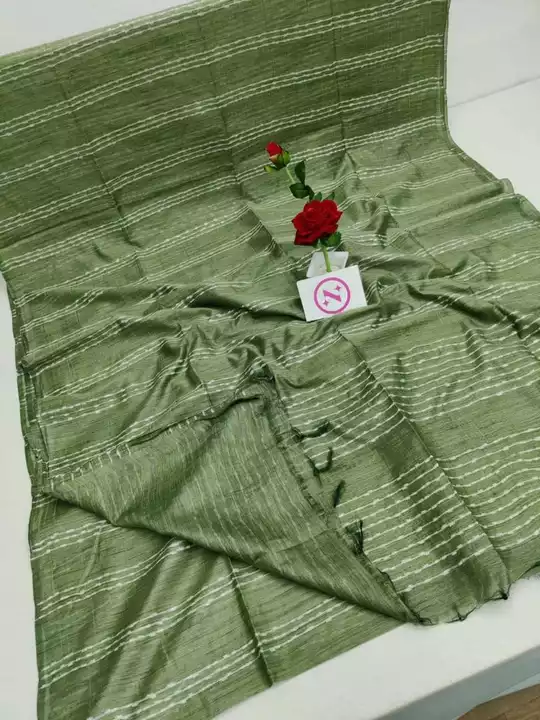Fabric:Baswada silk 🌿 uploaded by Bhagalpuri suits sarees on 8/3/2022