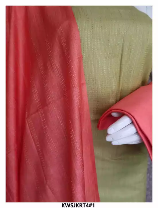 Katan silk suit piece uploaded by Bhagalpuri suits sarees on 8/3/2022