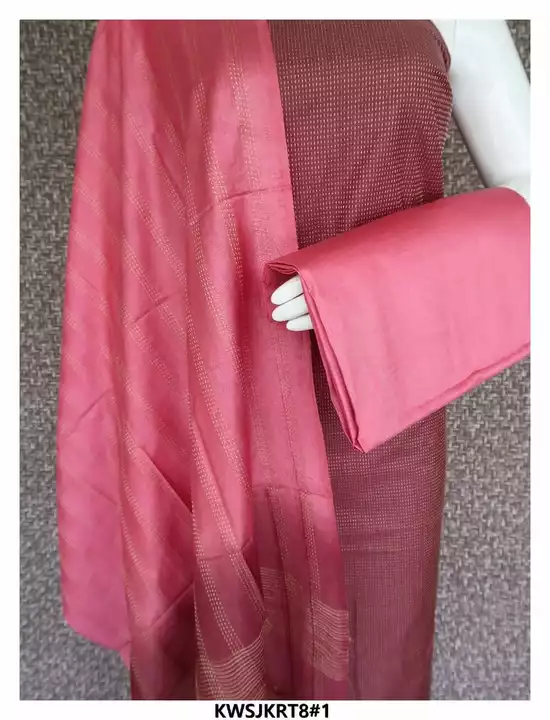 Katan silk suit piece uploaded by Bhagalpuri suits sarees on 8/3/2022