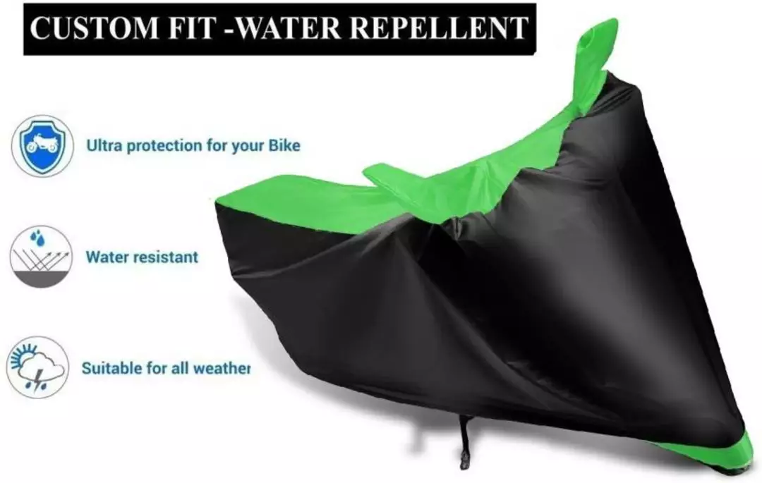 TPNYKR Vehicle Cover [Green Black] _:- Bike Cover Protection in All Weather Conditions  uploaded by Tpnykr _two wheeler cover on 8/3/2022
