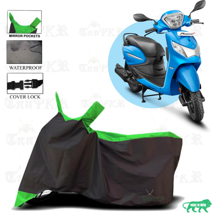 TPNYKR Vehicle Cover [Green Black] _:- Bike Cover Protection in All Weather Conditions  uploaded by business on 8/3/2022